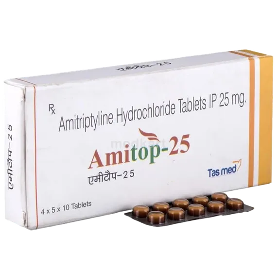 amitop 25mg tablet 10's